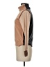Aaeda Color Block Tan Turtleneck Sweater Size M - photo 5