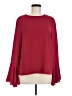 WAYF Burgundy Long Sleeve Blouse Size M - photo 1