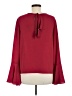 WAYF Burgundy Long Sleeve Blouse Size M - photo 2
