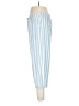 Da-sh Stripes Blue Linen Pants Size L - photo 5