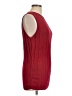 Bebe Burgundy Sleeveless Top Size L - photo 4
