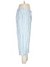 Da-sh Stripes Blue Linen Pants Size L - photo 4