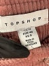 Topshop 100% Cotton Burgundy Casual Skirt Size 8 - photo 4