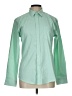 Unbranded Solid Green Long Sleeve Button-Down Shirt Size 12 - photo 1