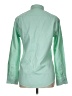 Unbranded Solid Green Long Sleeve Button-Down Shirt Size 12 - photo 2