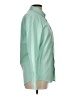 Unbranded Solid Green Long Sleeve Button-Down Shirt Size 12 - photo 4