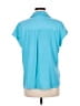 Rose + Olive 100% Polyester Teal Short Sleeve Blouse Size S - photo 2