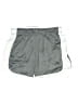 Justice Active 100% Polyester Chevron-herringbone Silver Athletic Shorts Size 7 - photo 1