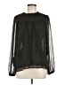 Ann Taylor LOFT 100% Polyester Black Long Sleeve Blouse Size M - photo 1
