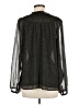 Ann Taylor LOFT 100% Polyester Black Long Sleeve Blouse Size M - photo 2