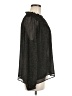 Ann Taylor LOFT 100% Polyester Black Long Sleeve Blouse Size M - photo 4