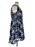 Torrid 100% Polyester Paisley Blue Casual Dress Size 1X Plus (1) - photo 4