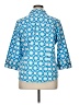 Chico's Blue 3/4 Sleeve Button-Down Shirt Size XL (3) - photo 2