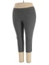 dalia Houndstooth Gray Active Pants Size 18 - photo 1