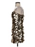 GB 100% Polyester Metallic Gold Cocktail Dress Size XS - photo 5