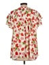 Unbranded 100% Polyester Pink Short Sleeve Blouse Size L (estimated, tall) - photo 2