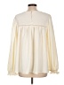 First Love 100% Polyester Ivory Long Sleeve Blouse Size L - photo 2