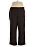 DressBarn Solid Brown Active Pants Size 18W - photo 1