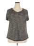 Xersion Metallic Gray Active T-Shirt Size XXL - photo 1