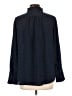 Banana Republic 100% Polyester Polka Dots Blue Long Sleeve Blouse Size Lg Petite - photo 2