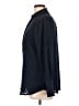 Banana Republic 100% Polyester Polka Dots Blue Long Sleeve Blouse Size Lg Petite - photo 5