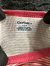 Gerber 100% Cotton Stripes Red Short Sleeve Onesie Size 0-3 mo - photo 3