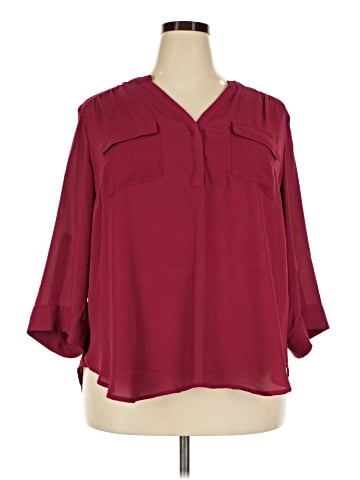 Torrid 3/4 Sleeve T-Shirt (view 1)