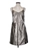 1.State 100% Polyurethane Metallic Silver Cocktail Dress Size 2 - photo 1