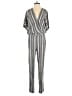 Maje Stripes Gray Jumpsuit Size Sm (1) - photo 1