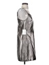 1.State 100% Polyurethane Metallic Silver Cocktail Dress Size 2 - photo 4
