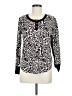 Betsey Johnson Animal Print Black Pullover Sweater Size M - photo 1