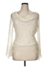 Sandra Darren Ivory Long Sleeve Blouse Size 14 - photo 1