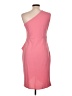 Lyaner Solid Pink Cocktail Dress Size L - photo 2