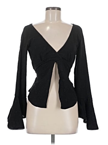 Frankies Bikinis Long Sleeve Blouse (view 1)