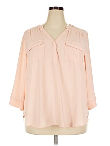 Torrid 3/4 Sleeve Blouse (view 1)