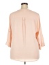 Torrid 100% Polyester Pink 3/4 Sleeve Blouse Size 2X Plus (2) - photo 2