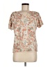 L.L.Bean 100% Cotton Tan Short Sleeve Blouse Size M - photo 1
