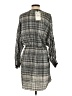 Zara 100% Polyester Plaid Gray Romper Size XS - photo 2