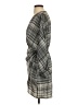 Zara 100% Polyester Plaid Gray Romper Size XS - photo 5