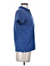 Lands' End Polka Dots Blue Short Sleeve Blouse Size S - photo 4
