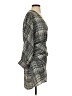 Zara 100% Polyester Plaid Gray Romper Size XS - photo 4