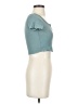 Shein Teal Short Sleeve Top Size 4 - photo 4