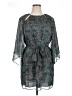 Halston Heritage 100% Polyester Teal Kimono Size XL - photo 1