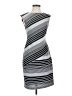 Wisp Stripes Gray Cocktail Dress Size 0 - photo 1