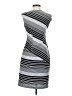 Wisp Stripes Gray Cocktail Dress Size 0 - photo 2