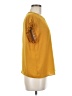 T Tahari Yellow Short Sleeve Top Size M - photo 4