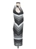 Wisp Stripes Gray Cocktail Dress Size 0 - photo 4