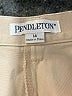 Pendleton 100% Cotton Solid Tan Casual Pants Size 14 - photo 4