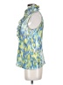 Kenar 100% Silk Blue Sleeveless Silk Top Size S - photo 5