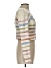 Lush Color Block Ivory Turtleneck Sweater Size L - photo 4
